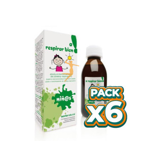 Pack 6x A RESPIRAR BIEN JARABE 150Ml. SORIA NATURAL