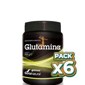 Pack 6x GLUTAMINA 200Gr. MGDOSE