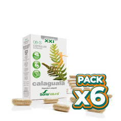 Pack 6x CALAGUALA 8-S 30 CAPSULAS FORMULA XXI SORIA NATURAL