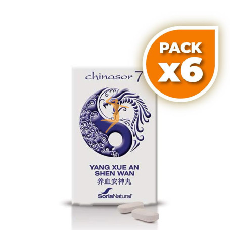 Pack 6x CHINASOR 7 SORIA NATURAL