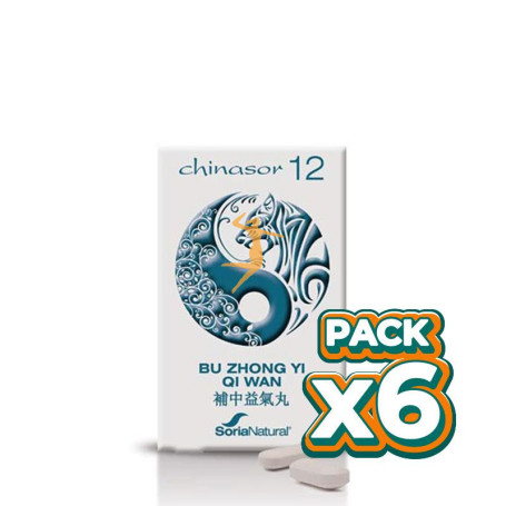 Pack 6x CHINASOR 12 SORIA NATURAL