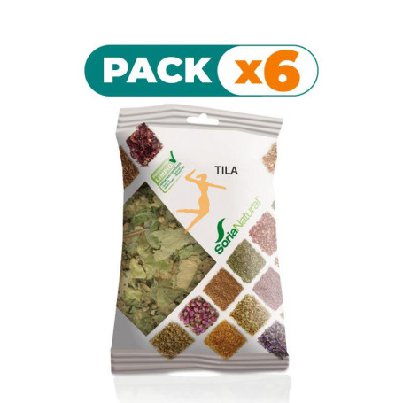 Pack 6x TILA BOLSA 30Gr. SORIA NATURAL