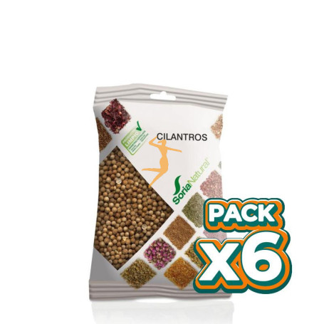 Pack 6x CILANTROS BOLSA 60Gr. SORIA NATURAL