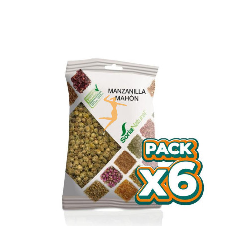 Pack 6x MANZANILLA MAHON BOLSA 50Gr. SORIA NATURAL
