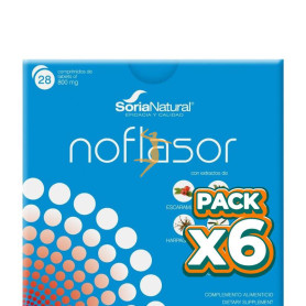 Pack 6x NOFLASOR 28 COMPRIMIDOS SORIA NATURAL