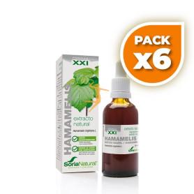 Pack 6x EXTRACTO DE HAMAMELIS 50Ml. SORIA NATURAL