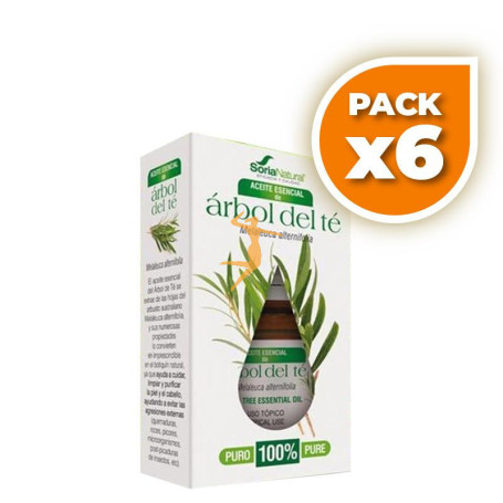 Pack 6x ACEITE ESENCIAL DE ARBOL DE TE 15Ml. SORIA NATURAL