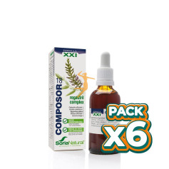 Pack 6x COMPOSOR 18 REGASTRIL COMPLEX 50Ml. SORIA NATURAL
