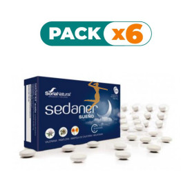 Pack 6x SEDANER SUEÑO 24 COMPRMIDOS SORIA NATURAL