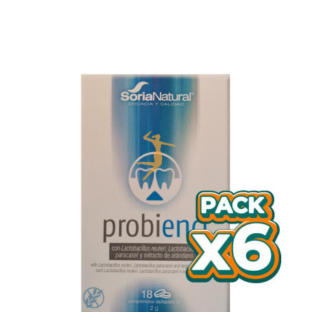 Pack 6x PROBIENCI 18 COMPRIMIDOS SORIA NATURAL