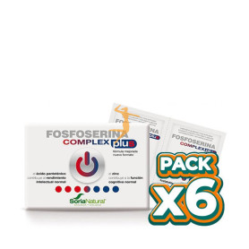 Pack 6x FOSFOSERINA COMPLEX PLUS 28 SOBRES SORIA NATURAL