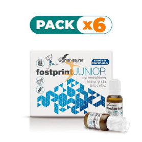 Pack 6x FOST PRINT JUNIOR 20 VIALES SORIA NATURAL