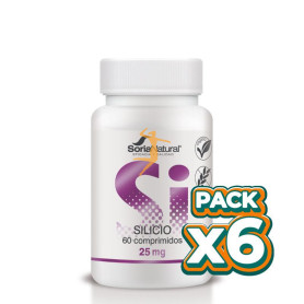 Pack 6x SILICIO 800 mgrs. x 60 LIBERACION SOSTENIDA SORIA NATURAL