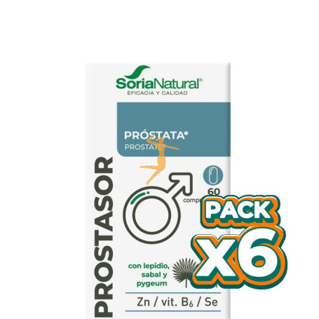 Pack 6x PROSTASOR 60 COMPRIMIDOS SORIA NATURAL