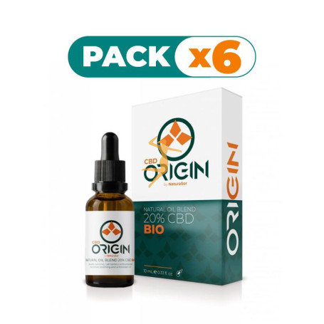 Pack 6x NATURAL OIL BLEND CBD 20% BIO 10Ml NATURASOR