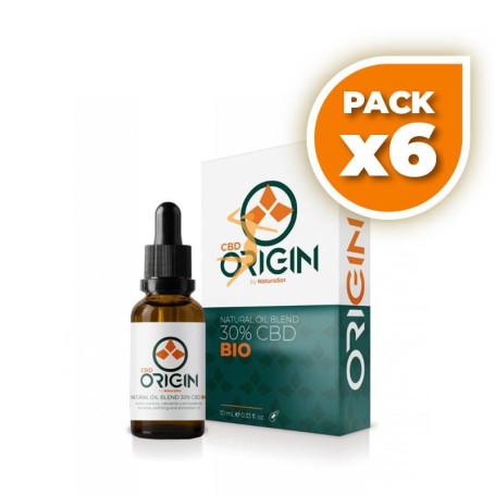 Pack 6x NATURAL OIL BLEND CBD 30% BIO 10Ml NATURASOR