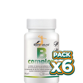 Pack 6x B-COMPLEX 30 COMPRIMIDOS SORIA NATURAL