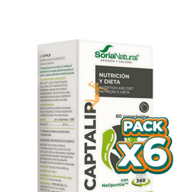 Pack 6x CAPTALIP 60 COMPRIMIDOS SORIA NATURAL