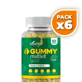 Pack 6x MULTIVIT 60 GOMINOLAS SORIA NATURAL