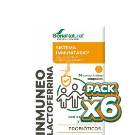 Pack 6x INMUNEO LACTOFERRINA 36 COMPRIMIDOS SORIA NATURAL