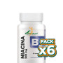 Pack 6x VITAMINA B3 LIBERACIÓN SOSTENIDA 30 COMPRIMIDOS SORIA NATURAL