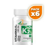 Pack 6x VITAMINA D3+K2 LIBERACIÓN SOSTENIDA 60 COMPRIMIDOS SORIA NATURAL