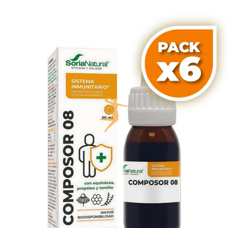 Pack 6x COMPOSOR 08 50ML SORIA NATURAL