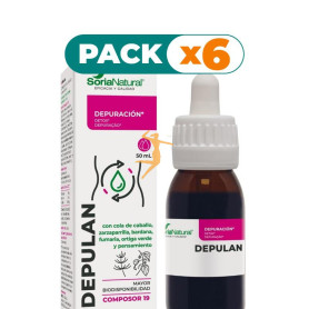 Pack 6x COMPOSOR 19 DEPULAN 50ML SORIA NATURAL