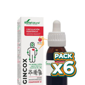 Pack 6x COMPOSOR 41 GINCOX 50ML SORIA NATURAL