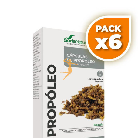 Pack 6x PROPÓLEO 30 CÁPSULAS SORIA NATURAL