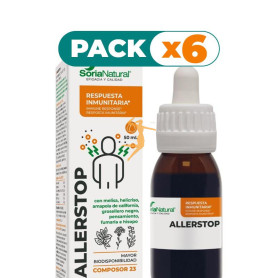 Pack 6x COMPOSOR 23 ALLERSTOP 50ML SORIA NATURAL