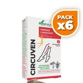 Pack 6x CIRCUVEN 30 CÁPSULAS SORIA NATURAL