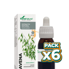 Pack 6x EXTRACTO DE AVENA 50ML SORIA NATURAL