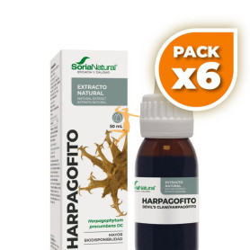 Pack 6x EXTRACTO DE HARPAGOFITO 50ML SORIA NATURAL