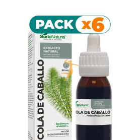 Pack 6x EXTRACTO DE COLA DE CABALLO 50ML SORIA NATURAL