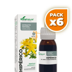 Pack 6x EXTRACTO DE HIPÉRICO 50ML SORIA NATURAL