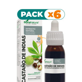 Pack 6x EXTRACTO DE CASTAÑO DE INDIAS 50ML SORIA NATURAL