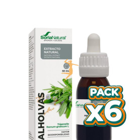 Pack 6x EXTRACTO DE ALHOLVAS 50ML SORIA NATURAL