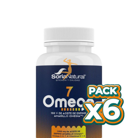 Pack 6x OMEGA-7 60 PERLAS SORIA NATURAL