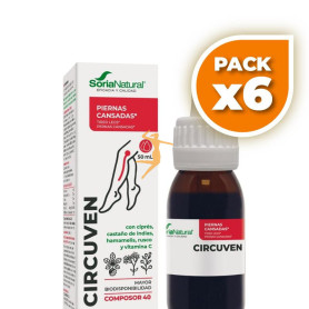 Pack 6x COMPOSOR 40 CIRCUVEN 50ML SORIA NATURAL