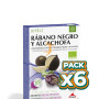 Pack 6x RÁBANO NEGRO Y ALCACHOFA BIO 20 AMPOLLAS INTERSA