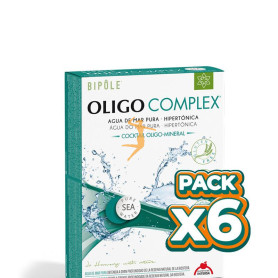 Pack 6x OLIGO-COMPLEX AGUA DE MAR 20 AMPOLLAS INTERSA