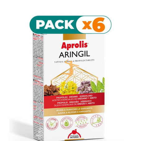 Pack 6x APROLIS ARINGIL 30 COMPRIMIDOS INTERSA