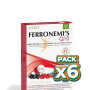 Pack 6x FERRONEMIS Q10 20 AMPOLLAS INTERSA