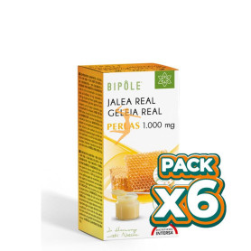 Pack 6x JALEA REAL PERLAS 1.000Mg. 30 PERLAS INTERSA