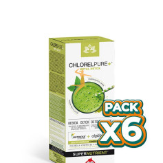 Pack 6x CHLORELPURE METAL DETOX 500Ml. INTERSA