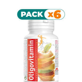 Pack 6x OLIGOVITAMIN 60 CÁPSULAS INTERSA