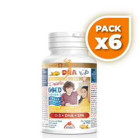 Pack 6x DHA KIDS 90 PERLAS MASTICABLES INTERSA