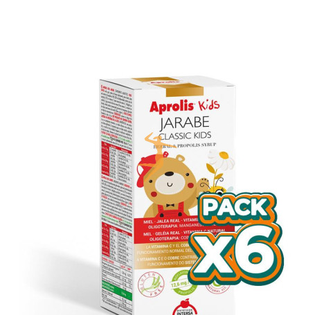 Pack 6x APROLIS KIDS JARABE 180Ml. INTERSA