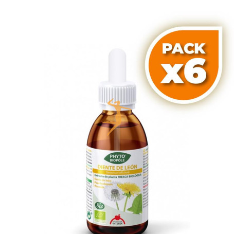 Pack 6x PHYTO-BIOPOLE DIENTE DE LEÓN BIO 50Ml. INTERSA